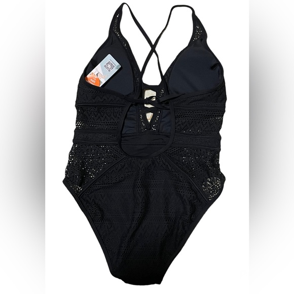 NWT Mesh Plunge Cutout One-Piece - Picture 10 of 13